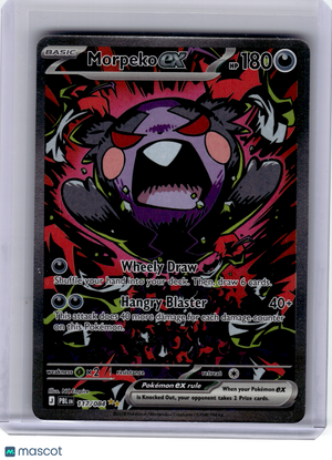 2026 Pokemon—Morpeko ex #117 Pitch Black—Special Illustration Rare Holo