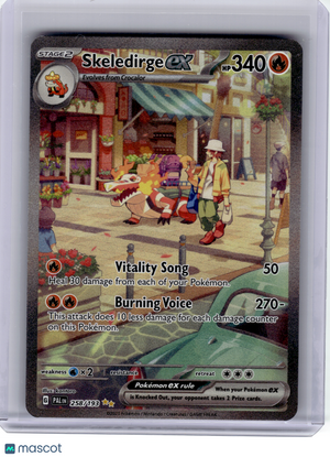 2023 Pokemon—Skeledirge ex #258 Paldea Evolved—Special Illustration Rare Holo