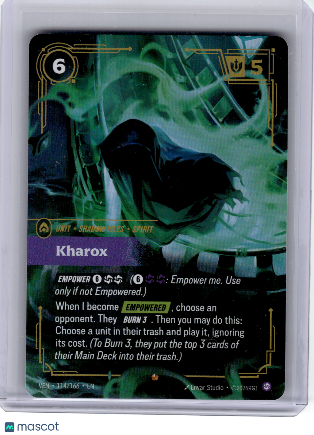 2026 Riftbound: League of Legends TCG—Kharox #114 Vendetta—Epic Foil