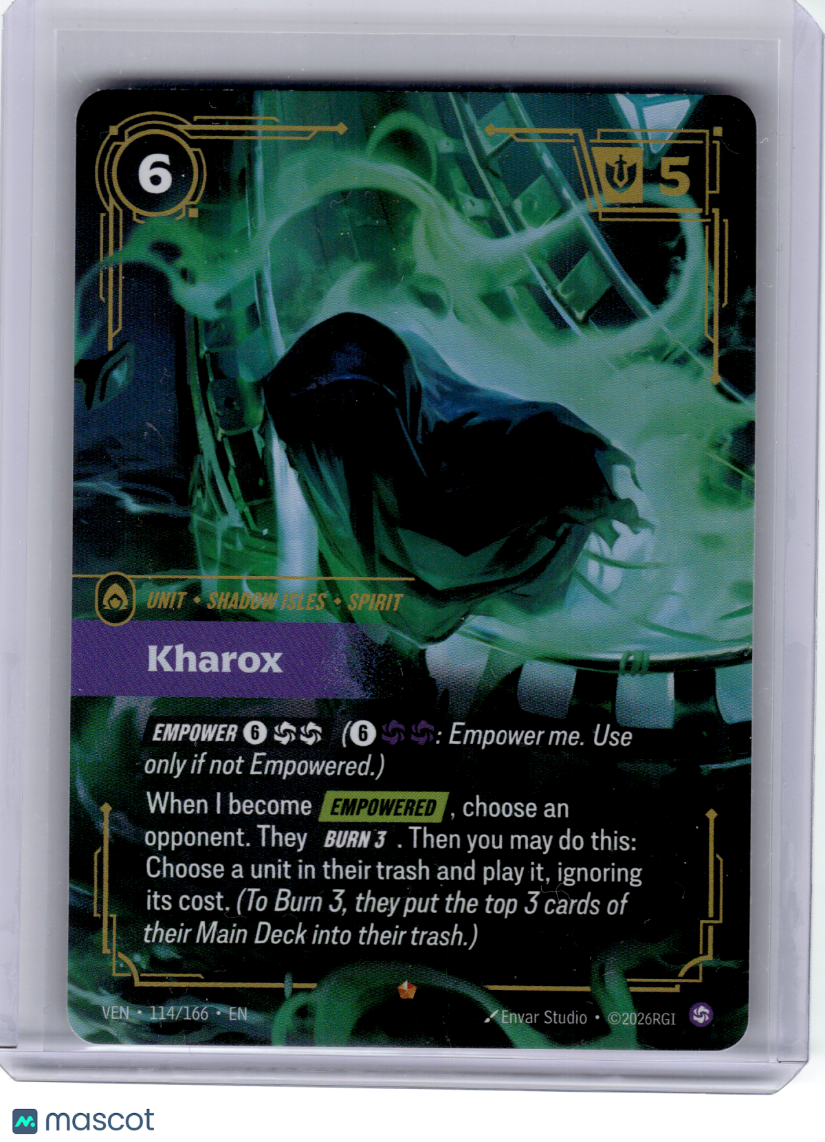 2026 Riftbound: League of Legends TCG—Kharox #114 Vendetta—Epic Foil