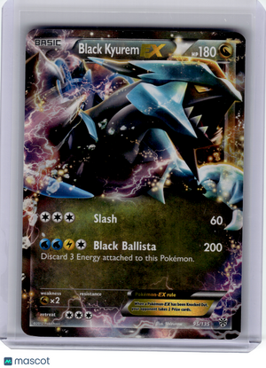 2013 Pokemon—Black Kyurem EX #95 Plasma Storm—Ultra Rare Holo