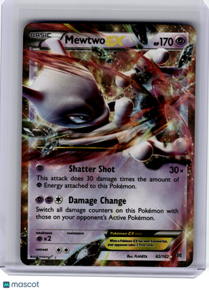 Pokemon—Mewtwo EX #62 2015 BREAKthrough—Ultra Rare Holo