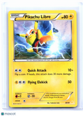 2016 Pokemon—Pikachu Libre #30/30 XY: Pikachu Libre & Suicune—Common Holo [DMG]