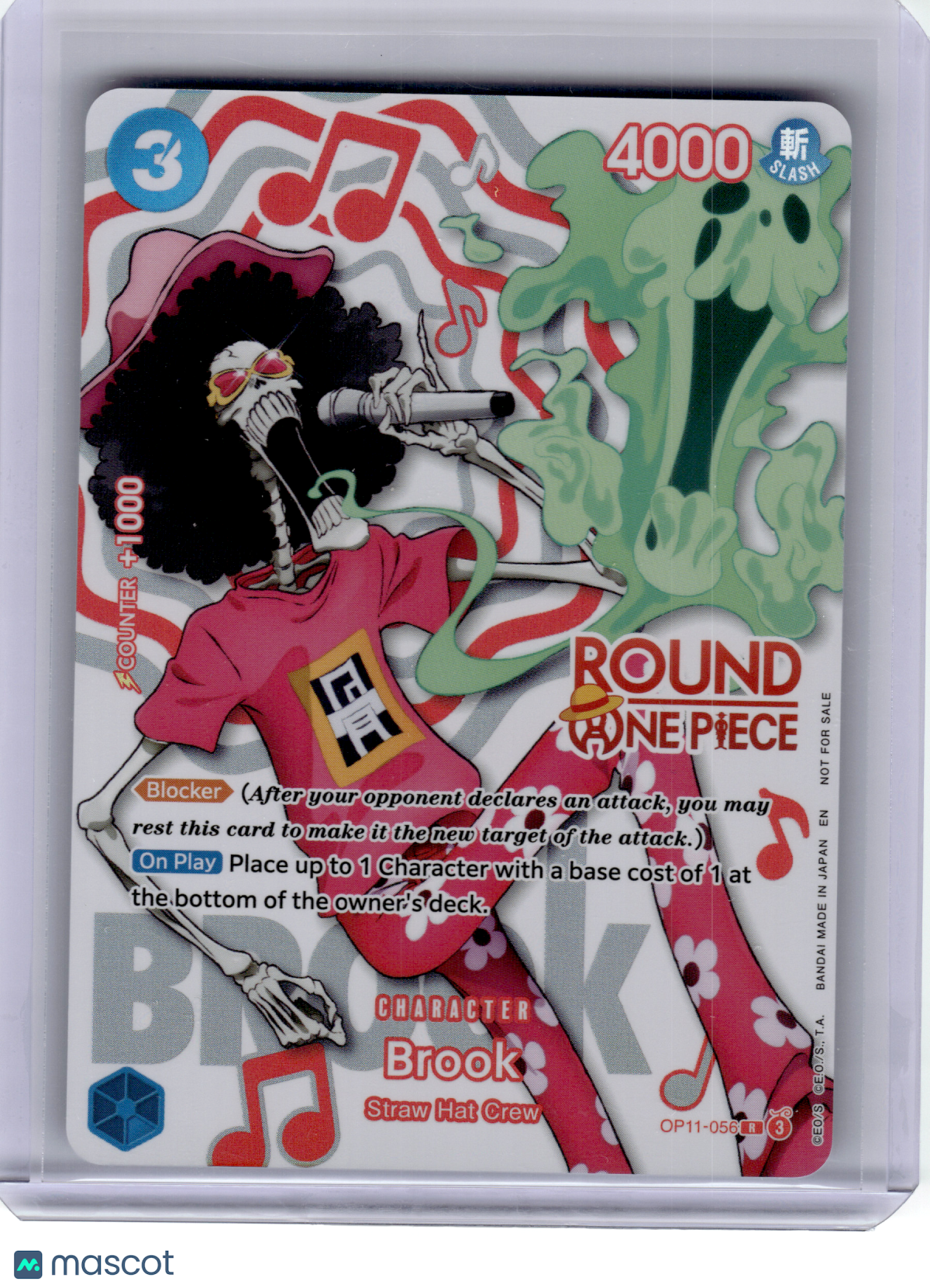 2026 One Piece CCG—Brook (Round 1) #OP11-056 One Piece Card Game Promos—R Foil