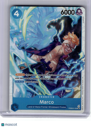 2024 One Piece CCG—Marco #PRB02-008 Premium Booster The Best Vol. 2—SR Foil