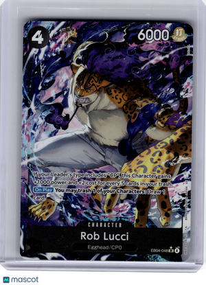 2026 One Piece CCG—Rob Lucci (Alt Art) #048 Adventure on Kami's Island—SR Foil