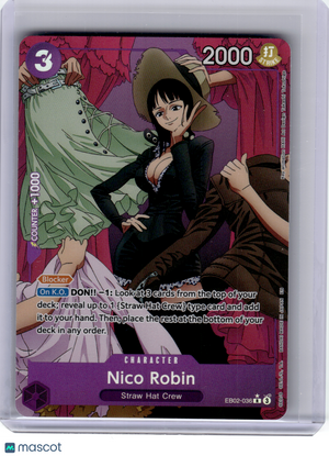 2025 OP CG—Nico Robin (Alt. Art) #EB02-036 Anime 25th Collection—Rare Foil [LP]