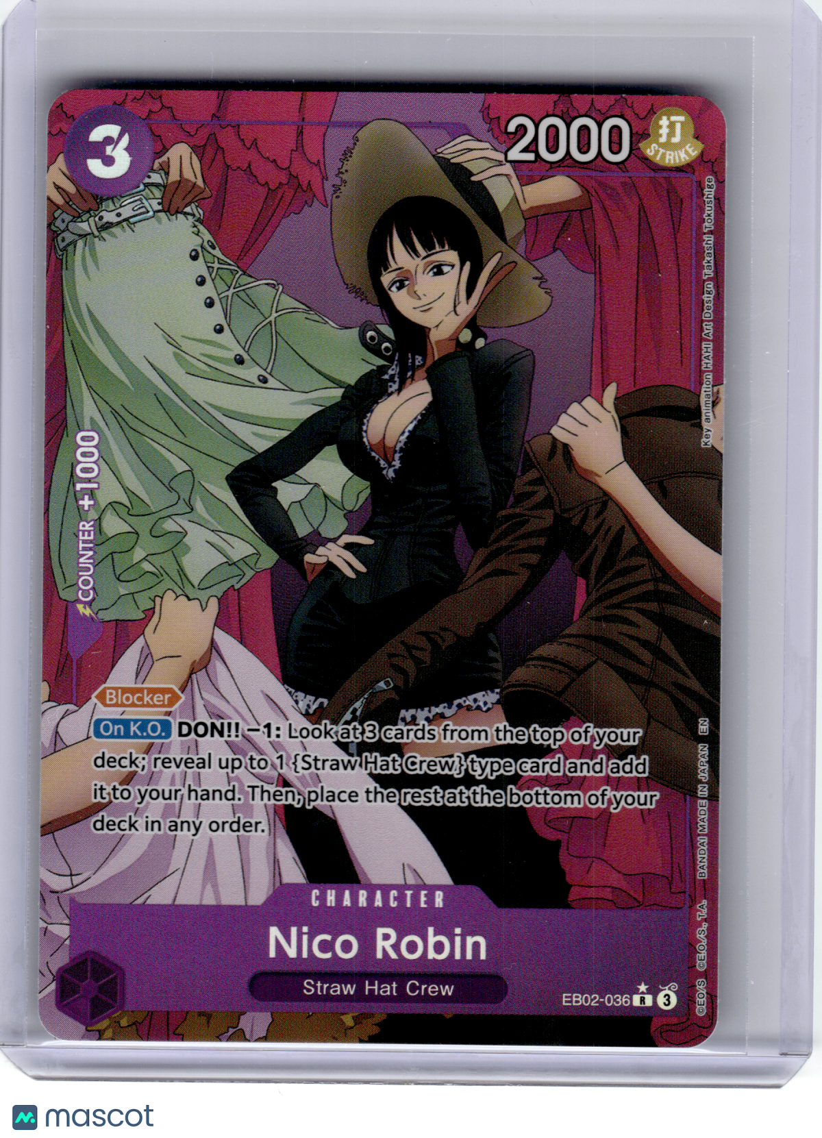 2025 OP CG—Nico Robin (Alt. Art) #EB02-036 Anime 25th Collection—Rare Foil [LP]