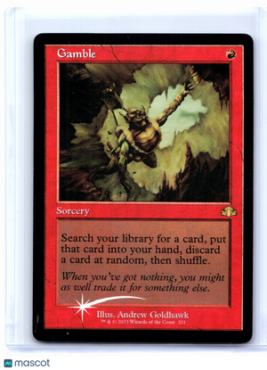 2023 Magic: TG—Gamble (Retro Frame) #321 Dominaria Remastered—Rare Foil