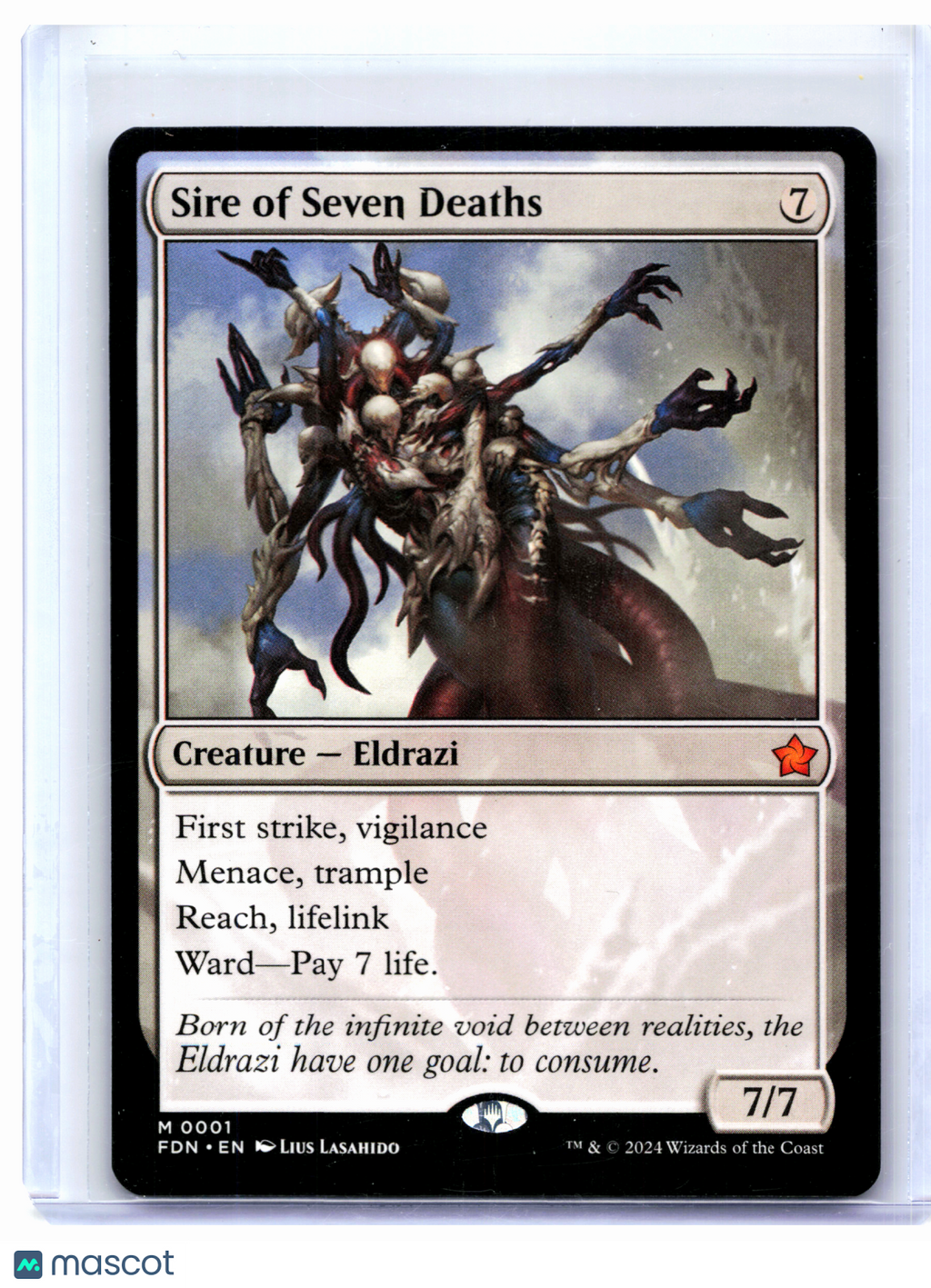 2024 Magic: The Gathering—Sire of Seven Deaths #0001 Foundations—Mythic Nonfoil