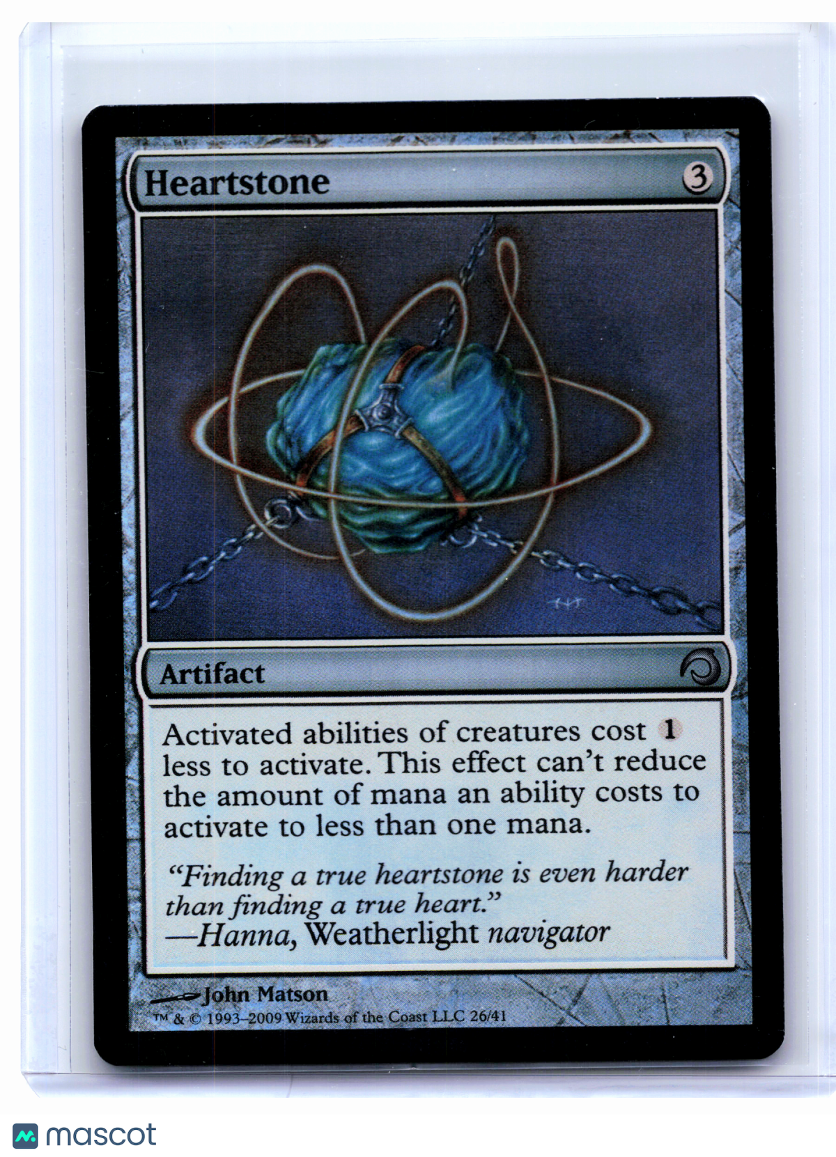 2009 Magic: TG—Heartstone #26 Premium Deck Series: Slivers—Uncommon Foil [LP]