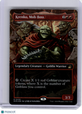 2024 Magic: The Gathering—Krenko, Mob Boss (Anime Borderless) #430 RVR—Rare Foil
