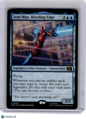 2026 Magic: The Gathering—Iron Man #626 Commander: Marvel Super Heroes—Rare Foil