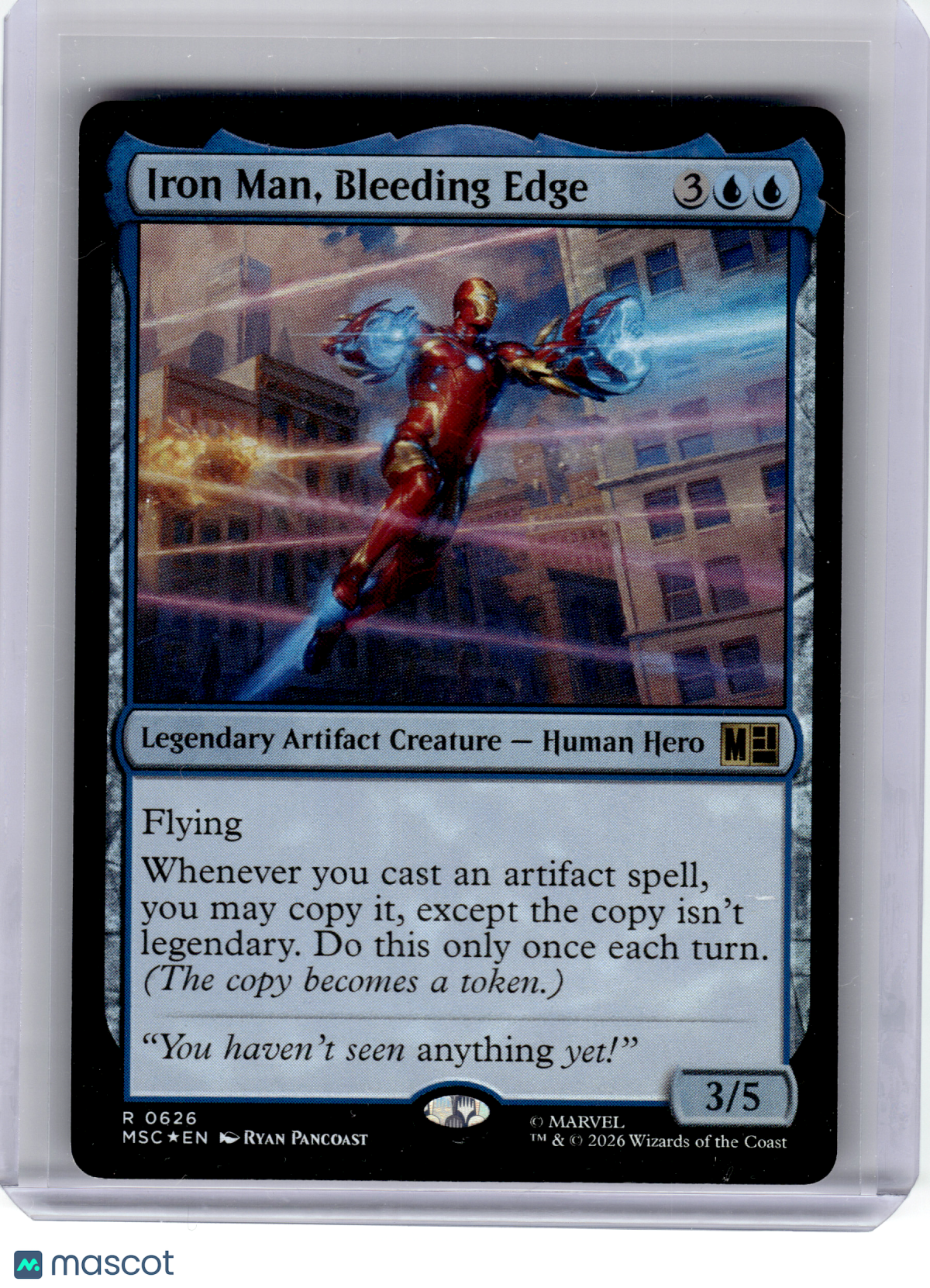 2026 Magic: The Gathering—Iron Man #626 Commander: Marvel Super Heroes—Rare Foil