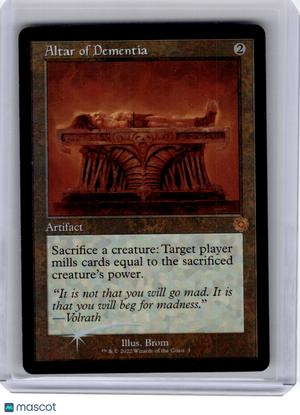 2022 Magic: The Gathering—Altar of Dementia #3 BRR—Mythic Foil
