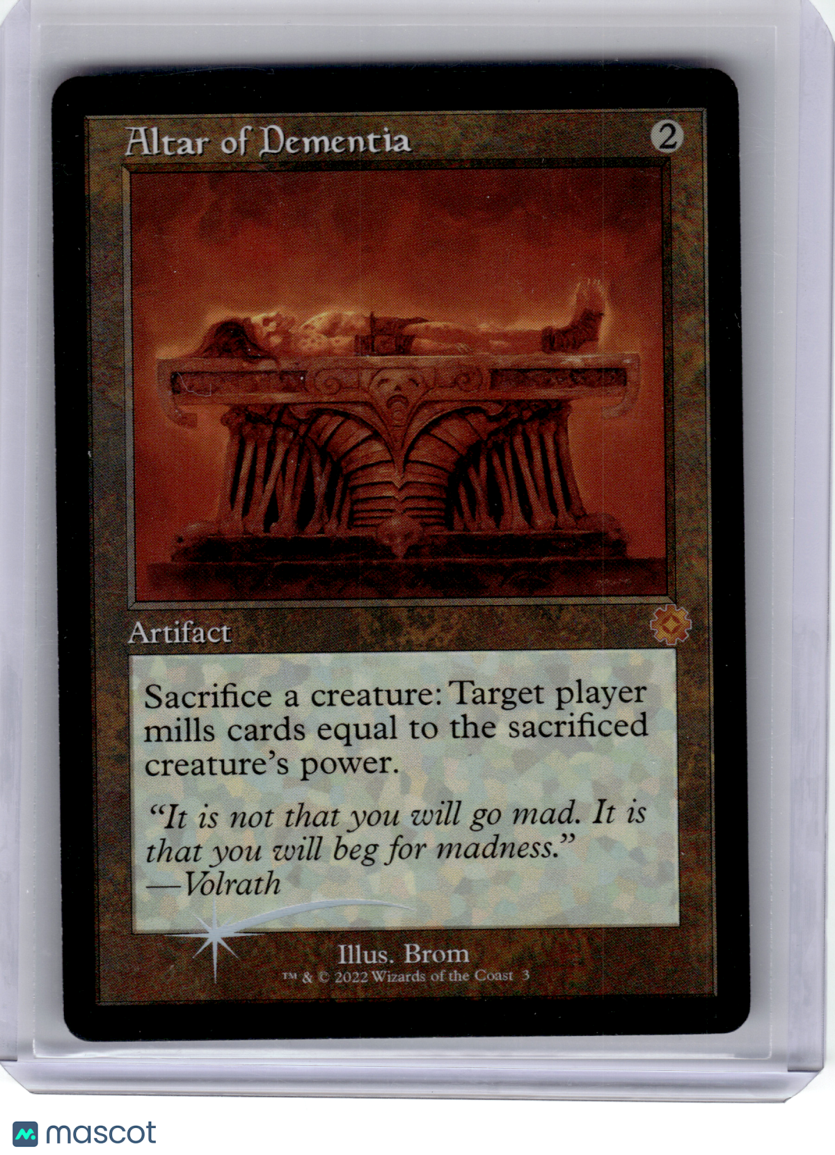 2022 Magic: The Gathering—Altar of Dementia #3 BRR—Mythic Foil