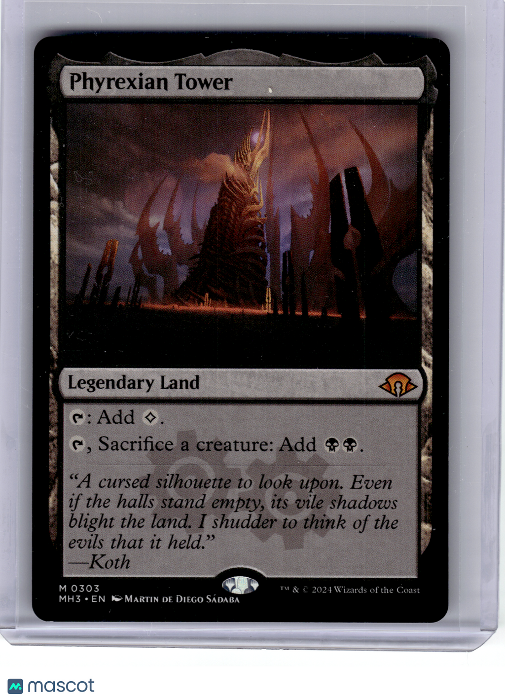 2024 Magic: The Gathering—Phyrexian Tower #303 Modern Horizons 3—Mythic Non-Foil