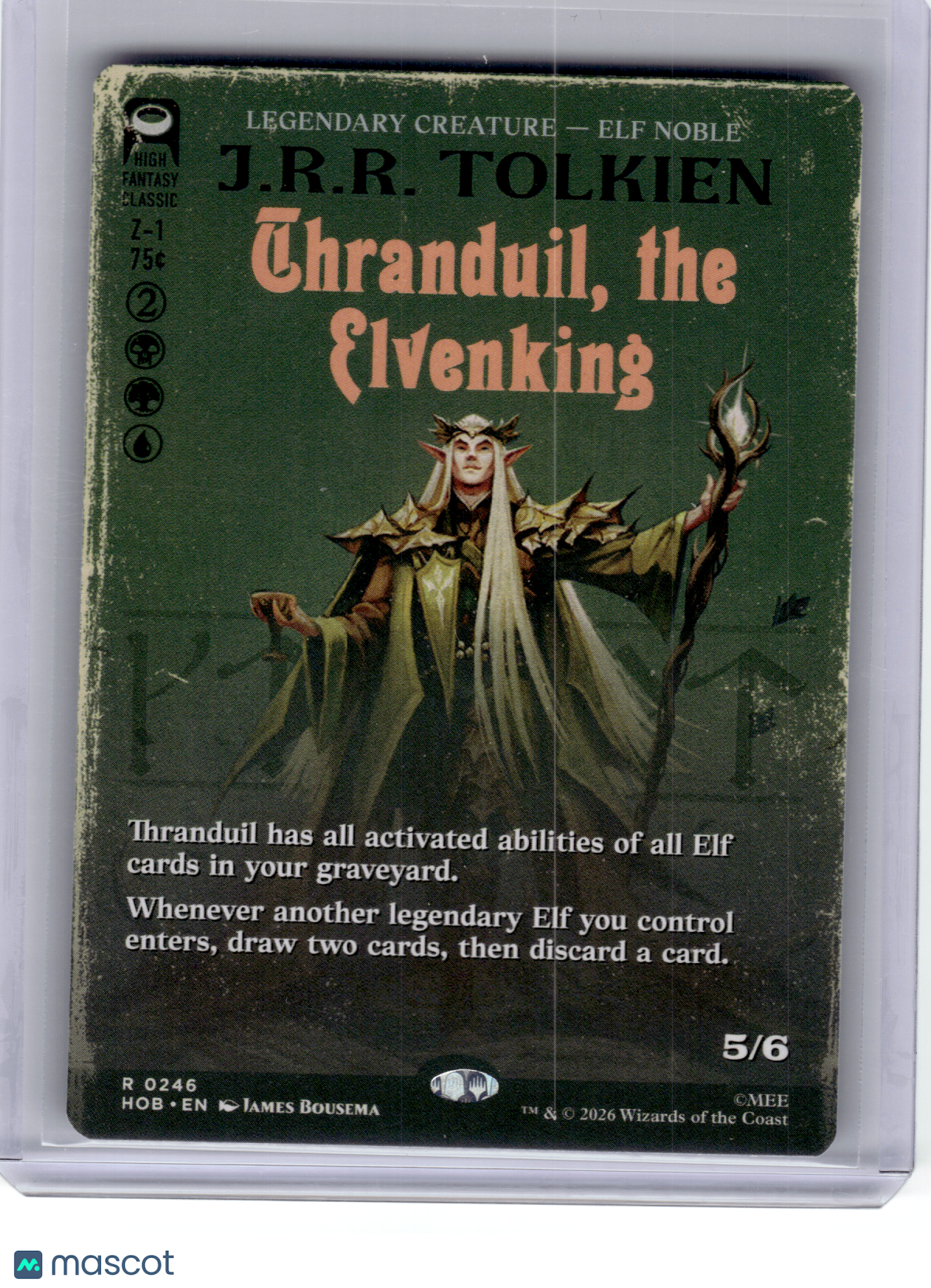 2026 Magic: The Gathering—Thranduil, the Elvenking (Borderless) HOB—R Non-Foil