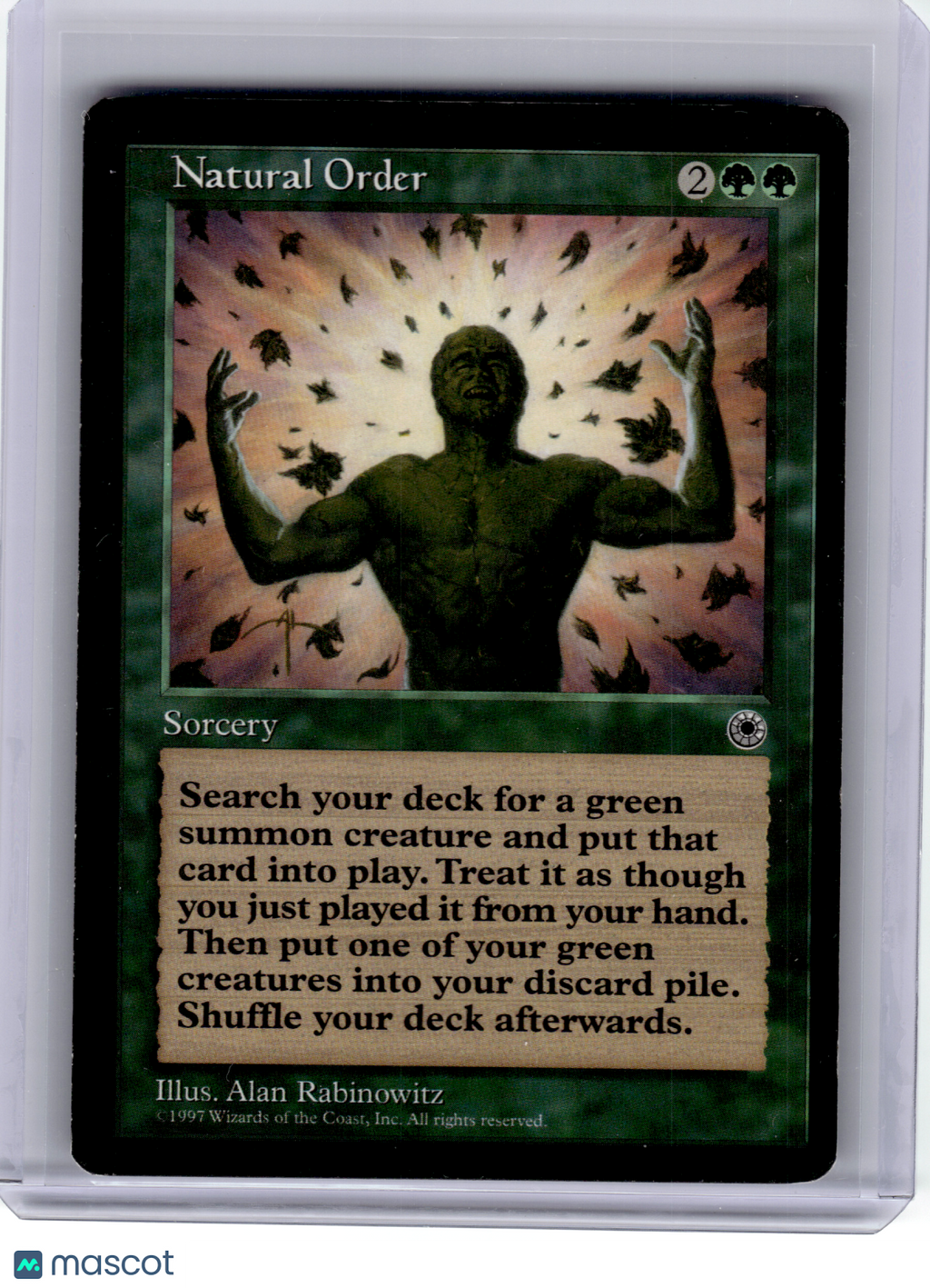 1997 Magic: The Gathering—Natural Order Portal—Rare Non-Foil [Moderately Played]