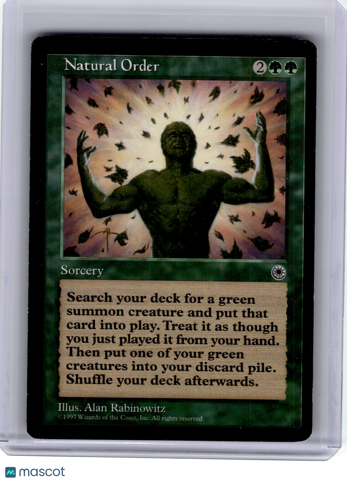 1997 Magic: The Gathering—Natural Order Portal—Rare Non-Foil [Moderately Played]