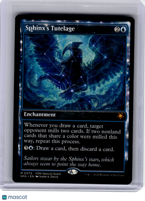 2024 Magic: The Gathering—Sphinx's Tutelage (Showcase) #75 SPG—Mythic Non-Foil