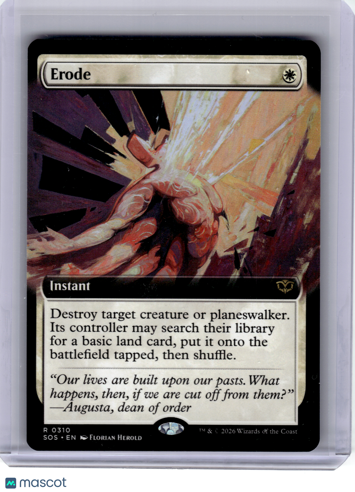 2026 Magic: The Gathering—Erode (Extended Art) #310 SOS—Rare Non-Foil