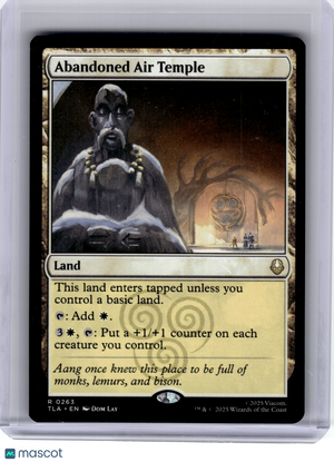 2025 Magic: The Gathering—Abandoned Air Temple #263 TLA—Rare Non-Foil
