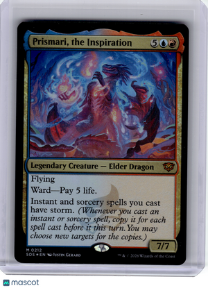 2026 Magic: The Gathering—Prismari, the Inspiration #212 SOS—Mythic Foil