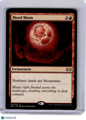 2020 Magic: The Gathering—Blood Moon #118 Double Masters—Rare Non-Foil