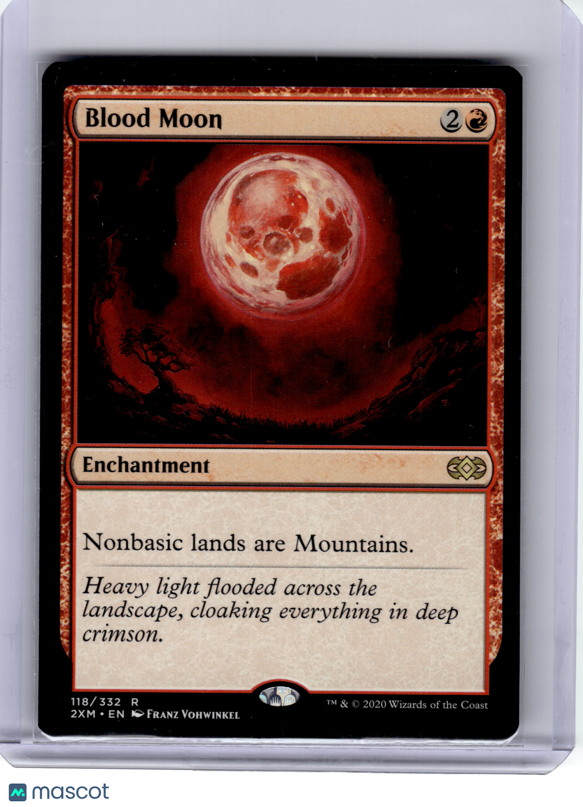 2020 Magic: The Gathering—Blood Moon #118 Double Masters—Rare Non-Foil