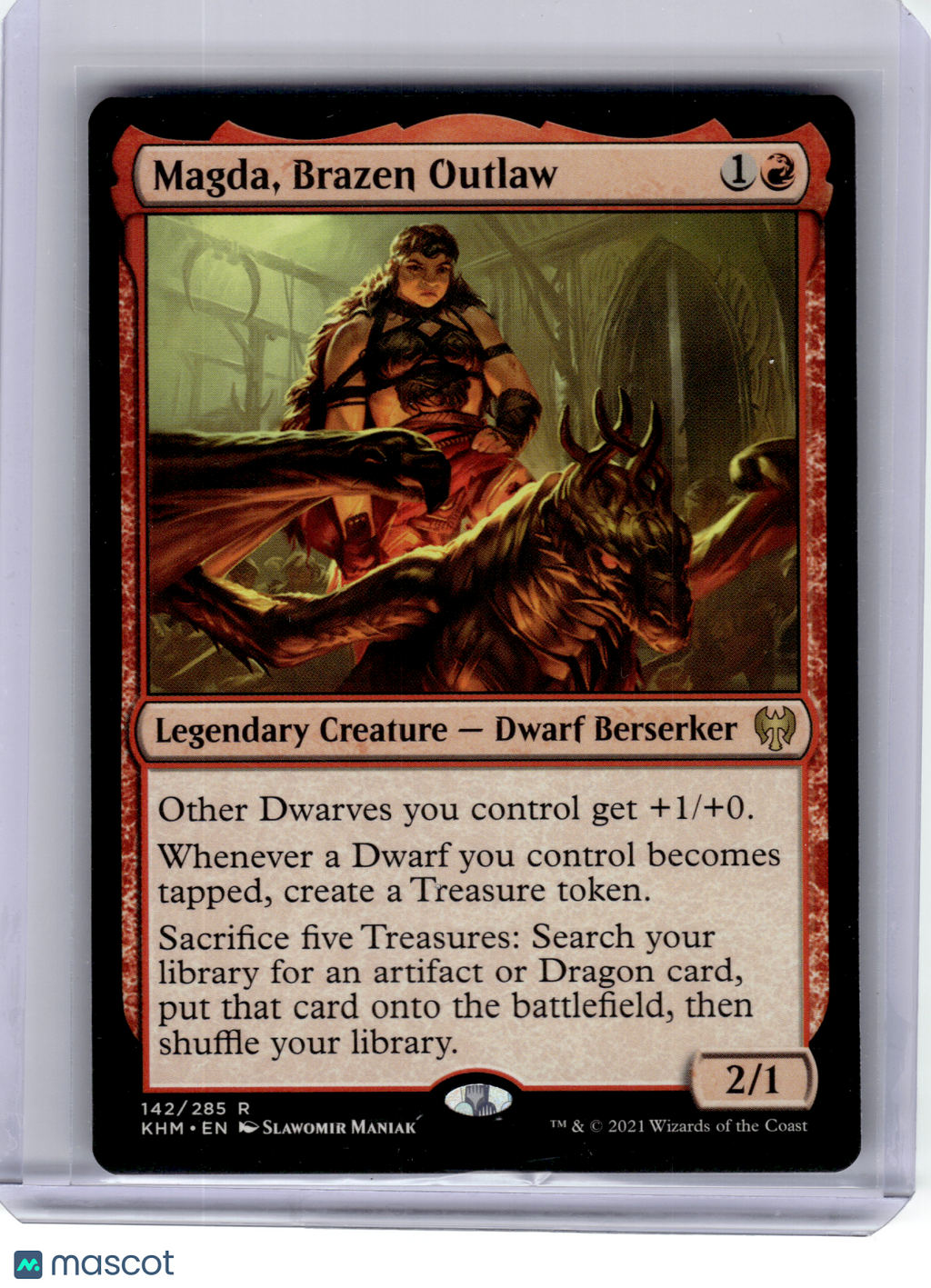 2021 Magic: The Gathering—Magda, Brazen Outlaw #142 Kaldheim—Rare Non-Foil