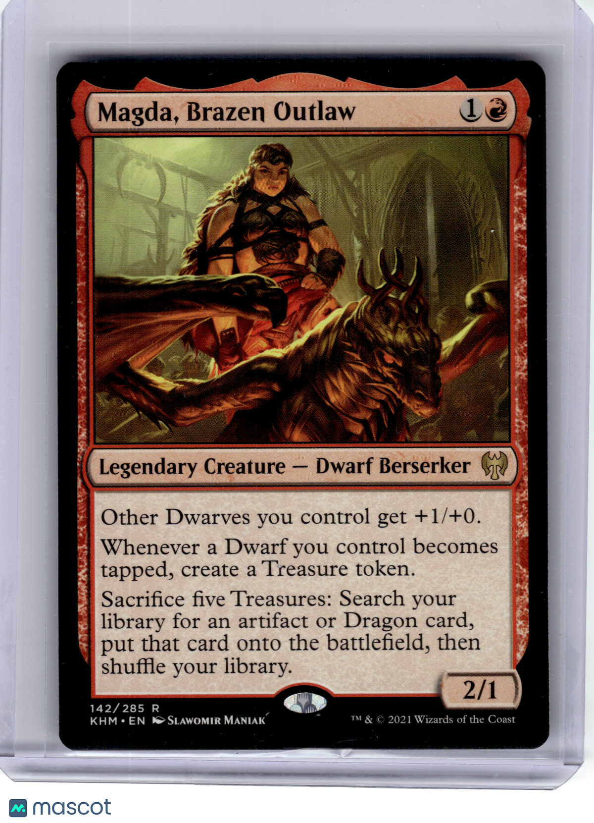 2021 Magic: The Gathering—Magda, Brazen Outlaw #142 Kaldheim—Rare Non-Foil
