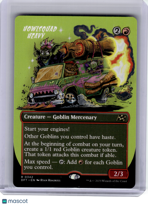 2025 Magic: The Gathering—Howlsquad Heavy (Borderless) #342 DFT—Rare Non-Foil