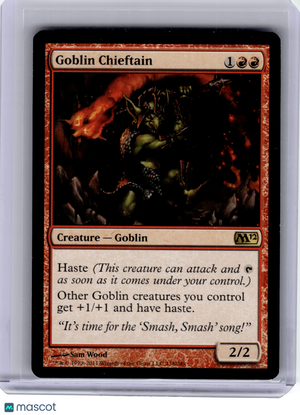 2011 Magic: The Gathering—Goblin Chieftain #138 Magic 2012—Rare Non-Foil [LP]