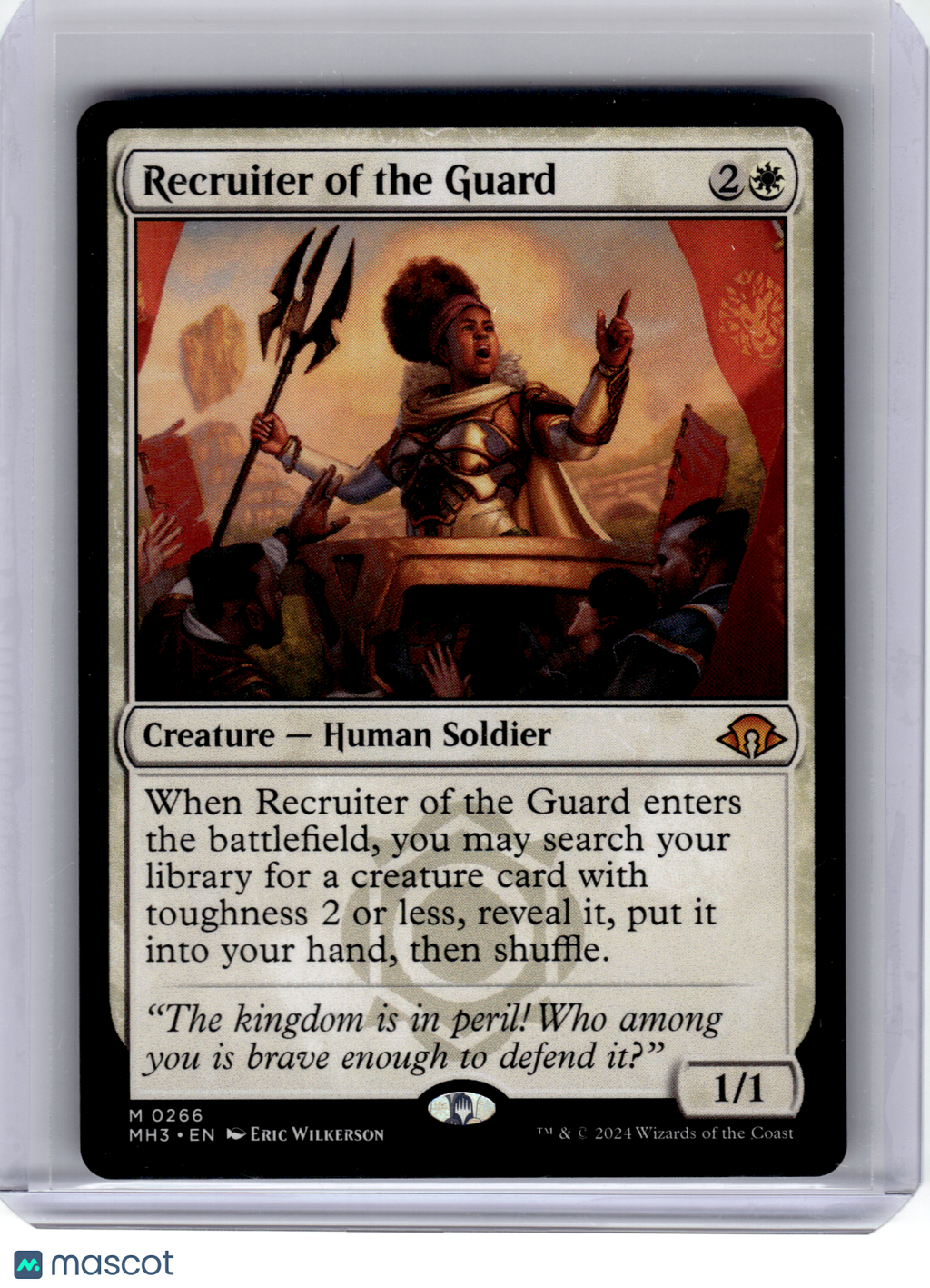 2024 Magic: The Gathering—Recruiter of the Guard #266 MH3—Mythic Non-Foil