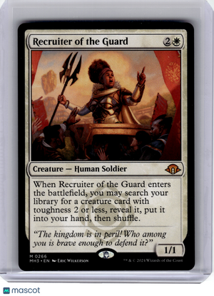 2024 Magic: The Gathering—Recruiter of the Guard #266 MH3—Mythic Non-Foil
