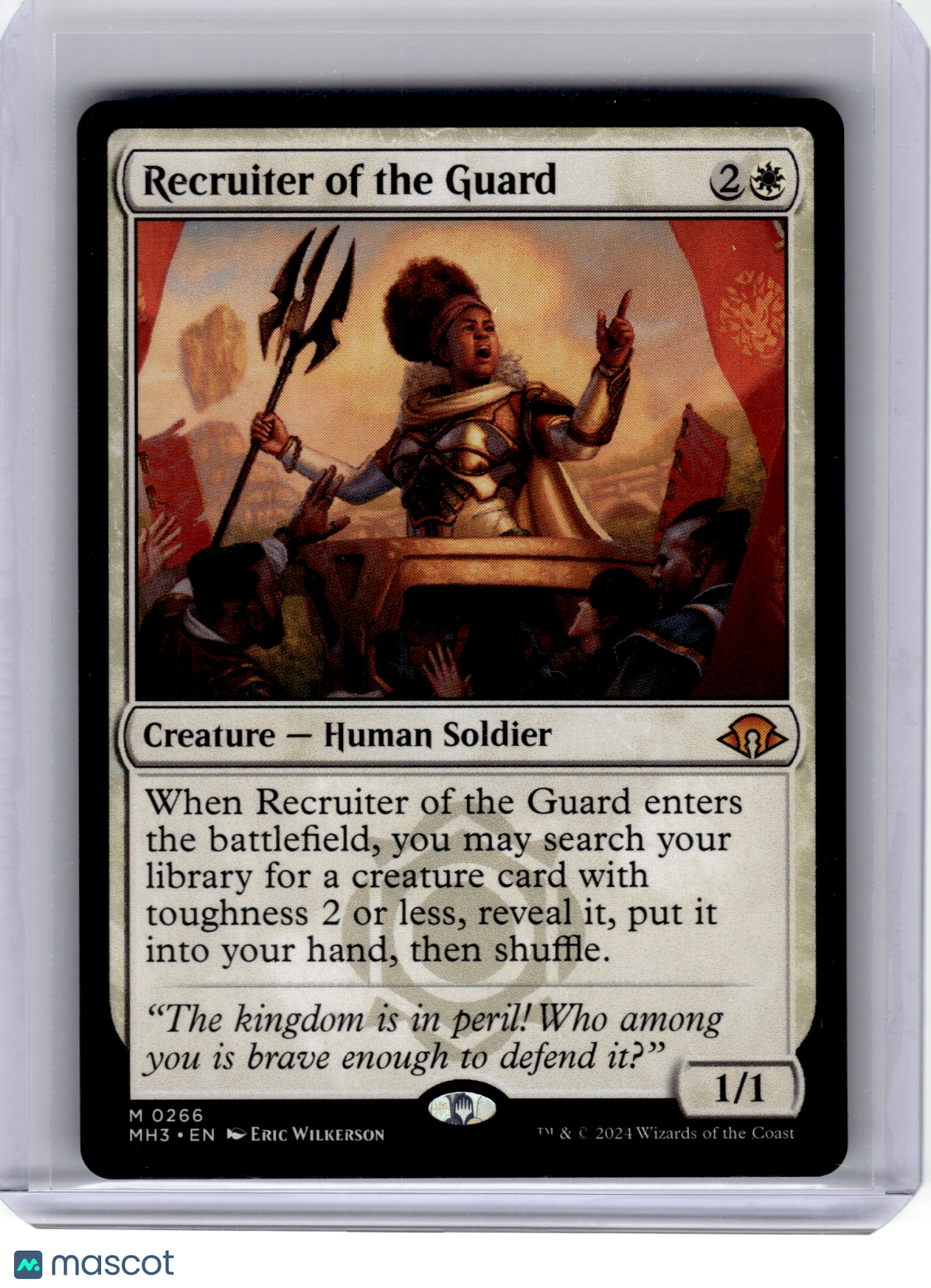 2024 Magic: The Gathering—Recruiter of the Guard #266 MH3—Mythic Non-Foil