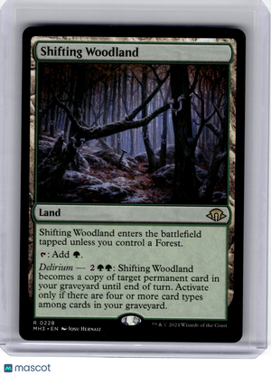 2024 Magic: The Gathering—Shifting Woodland #228 Modern Horizons 3—M Non-Foil