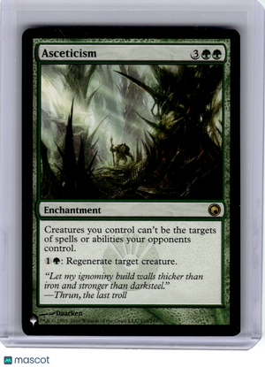 2010 Magic: The Gathering—Asceticism #110 The List Reprints—Rare Non-Foil