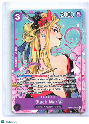 2025 One Piece—Black Maria (Illustration Box Vol.2) #OP08-074—Super Rare Foil