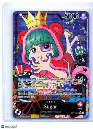 2025 One Piece Card Game—Sugar (Alternate Art) #OP10-003 Royal Blood—Leader Foil