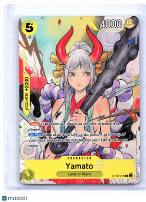 2025 One Piece Card Game—Yamato (Illustration Box Vol.2) #ST13-016—Common Foil