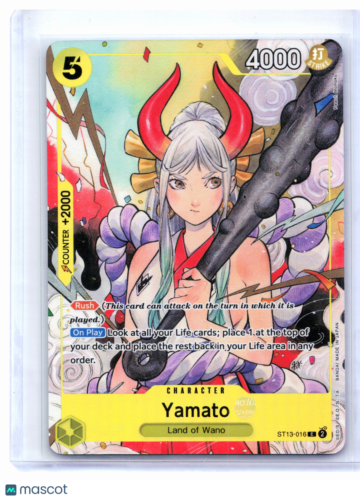 2025 One Piece Card Game—Yamato (Illustration Box Vol.2) #ST13-016—Common Foil