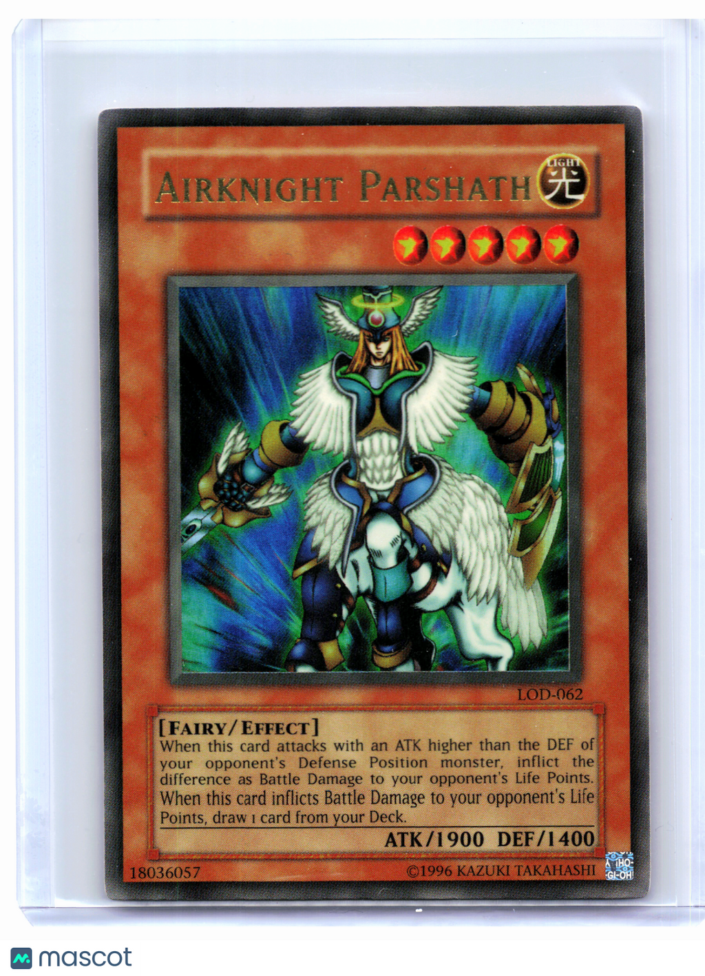2003 YuGiOh!—Airknight Parshath #LOD-062 Legacy of Darkness—Ultra Rare Foil [MP]