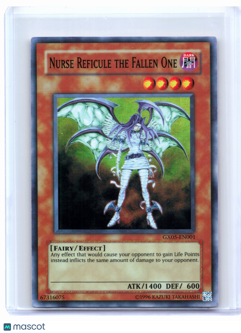 2006 Yu-Gi-Oh!—Nurse Reficule the Fallen One #GX05-EN001—Super Rare Foil [MP]