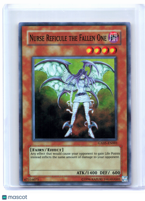2006 Yu-Gi-Oh!—Nurse Reficule the Fallen One #GX05-EN001—Super Rare Foil [MP]