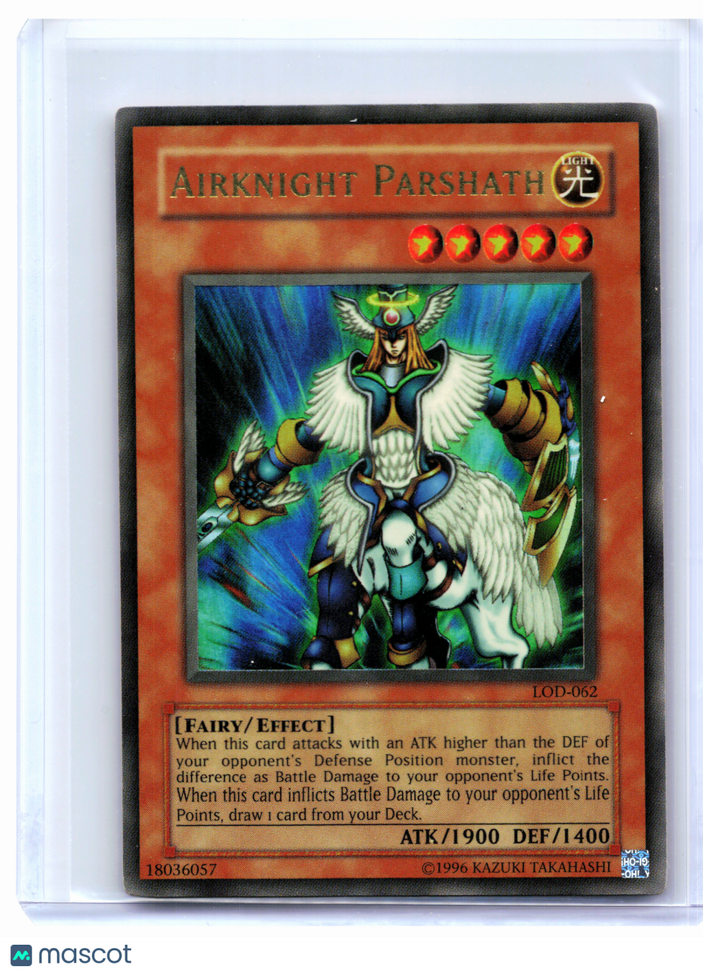 2003 YuGiOh!—Airknight Parshath #LOD-062 Legacy of Darkness—Ultra Rare Foil [MP]