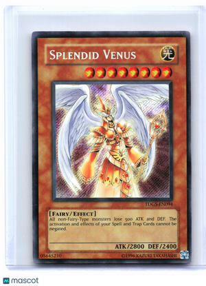 2008 YuGiOh—Splendid Venus #TDGS-EN094 The Duelist Genesis—Secret Rare Foil [HP]