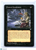 1995 Magic: The Gathering—Demonic Consultation #9 Ice Age—Uncommon Nonfoil