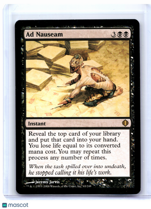 2008 Magic: The Gathering—Ad Nauseam #63 Shards of Alara—Rare Nonfoil